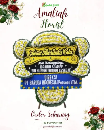 Papan Bunga Duka di Madyocondro